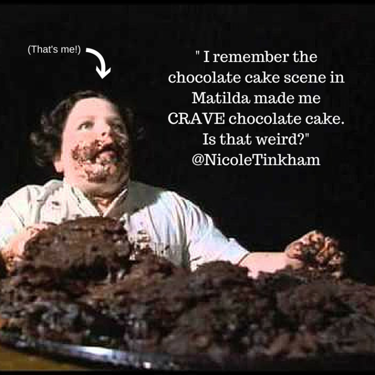 _ I remember the chocolate cake scene in